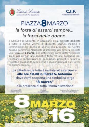 sorrento 8 marzo