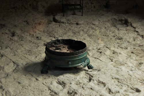 Particolare nella villa imperiale del I secolo d.C.