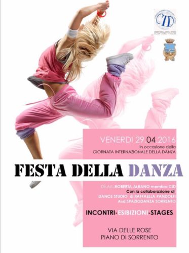 Locandina Giornata internazionale della Danza 2016