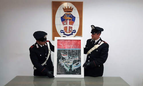 QUADRO carabinieri 2 castellammare stabia furto 1