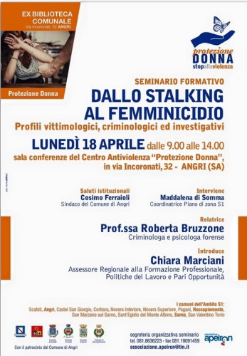 manifesto primo seminario formativo progetto Protezione Donna