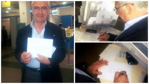 Foto invio lettera alla Bindi