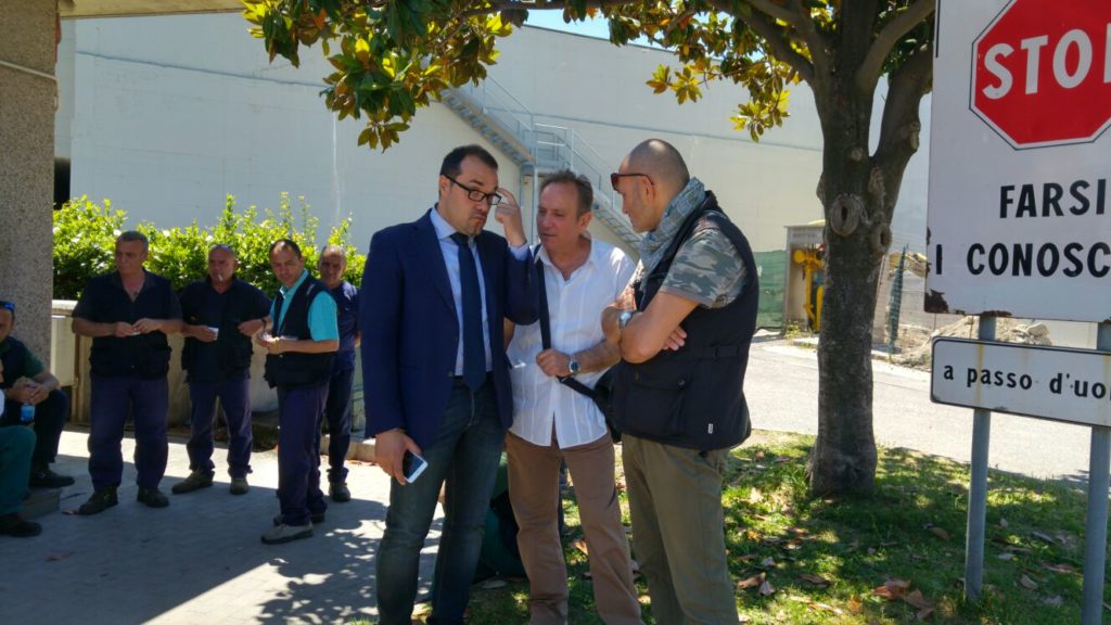 protesta depuratori castellammare