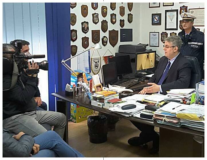 San Giorgio a Cremano- il sindaco Zinno e la polizia municipale