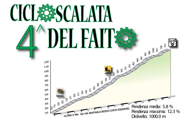 Cicloscalata del Faito 17072016 altimetria