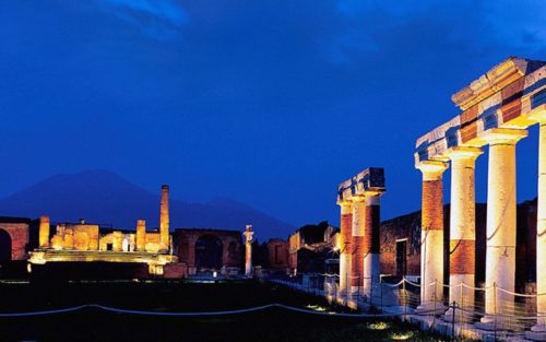 pompei notte scavi