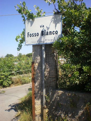 Targa Via Fosso Bianco