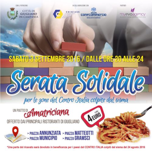 serata solidale a giugliano