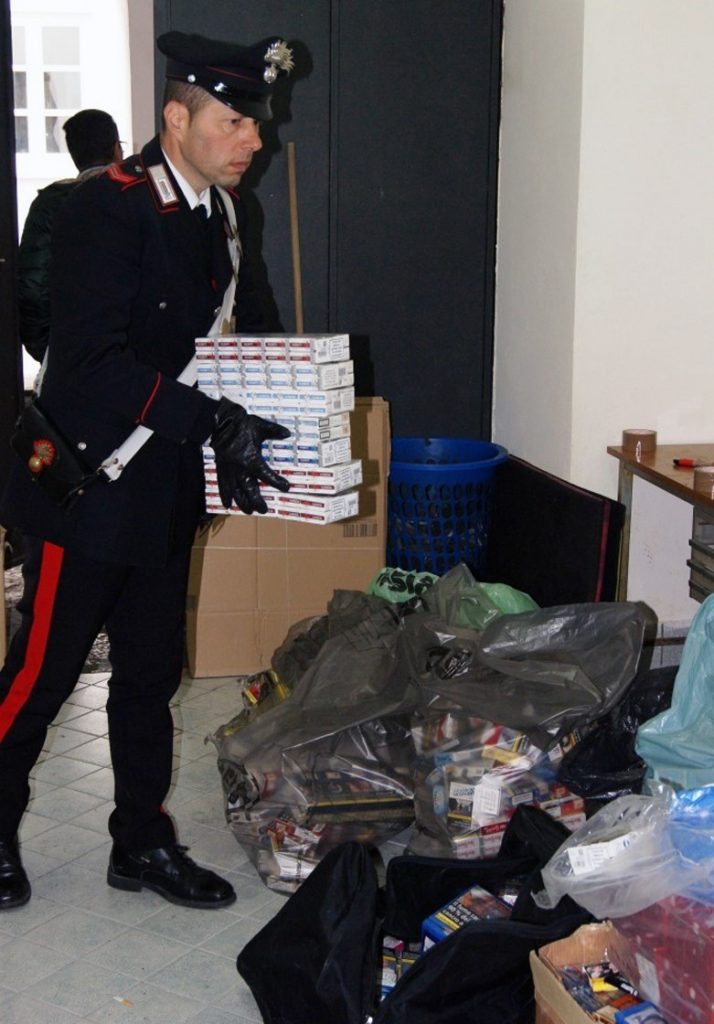 tabaccaio arrestato carabinieri