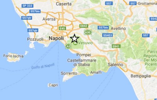 scossa di terremoto vesuvio 19 aprile