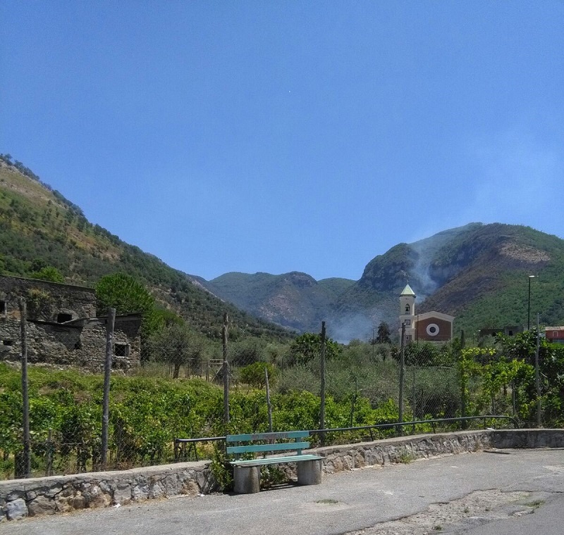 incendi monti Lattari