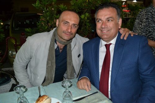 Antonio Grilletto con Cristiano di Maio