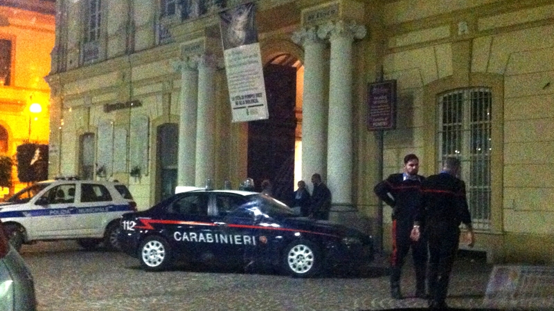 Carabinieri al comune di Pompei
