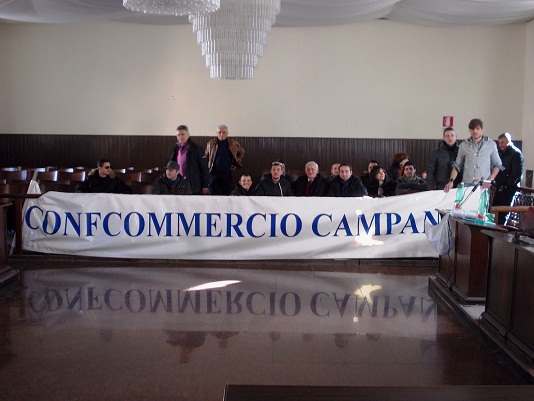 protesta commercianti pompei 2