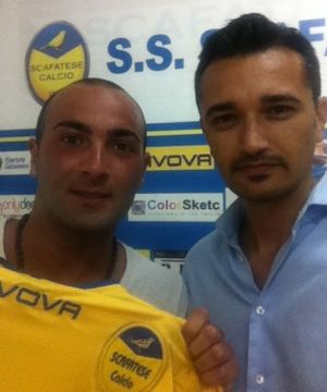 Nichy Lucarelli ed il direttore generale Giuseppe Cannella