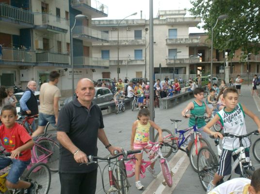 2. Tappa in Piazza I Ragazzi di Oggi - Biciclettata Mariglianella 11.7.2013