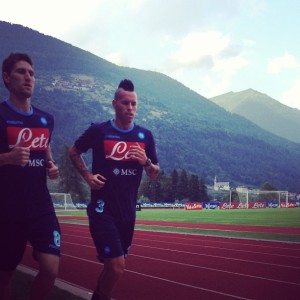 Allenamento Hamsik Dimaro