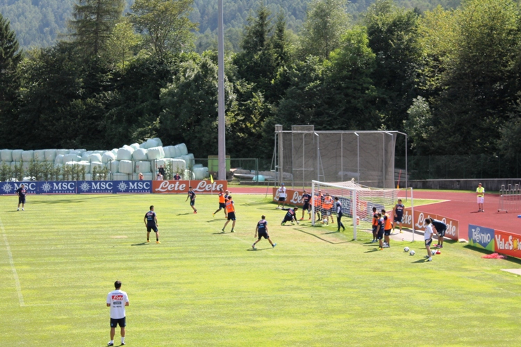Allenamento su calci piazzati Dimaro
