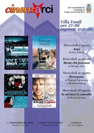 CinemArci agosto