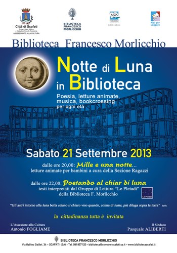 Notte di Luna in Biblioteca