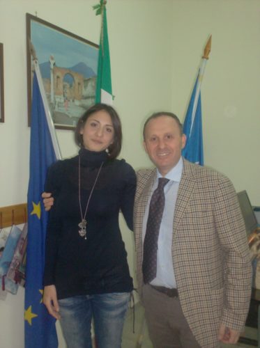 Assesore Luisa Cucca e Sindaco Felice Di Maiolo - Casa Comunale Mariglianella 21.11.2013