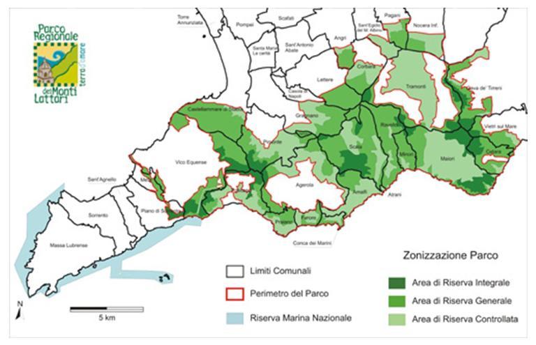 Parco_Monti_Lattari: i Comuni