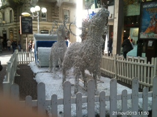 Vomero, slitta con renne