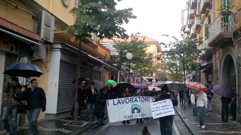 Terme di Stabia, gli ex lavoratori: “Noi, esodati 2.0”