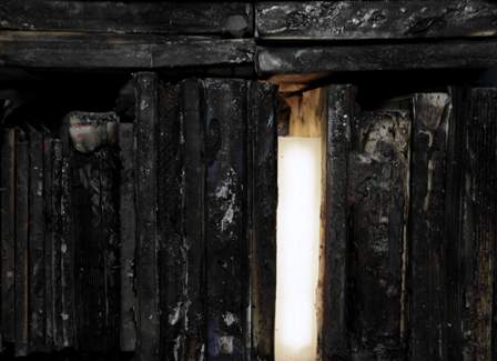 La Memoria dell'Oblio_carta, cera_particolare 1_2014