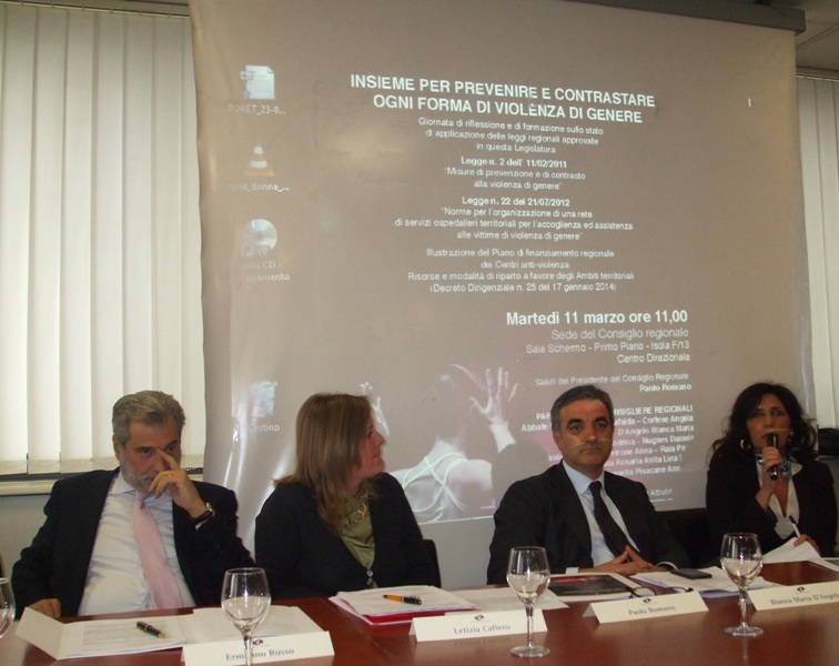 Femminicidio, Campania in prima linea per la prevenzione