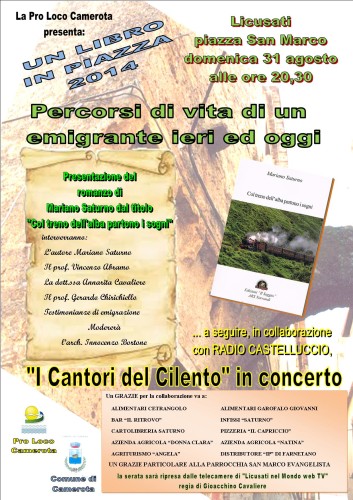 Col treno dell'alba partono i sogni - La presentazione del libro a Licusati