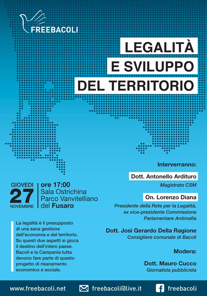 “Legalità e Sviluppo” convegno a Bacoli