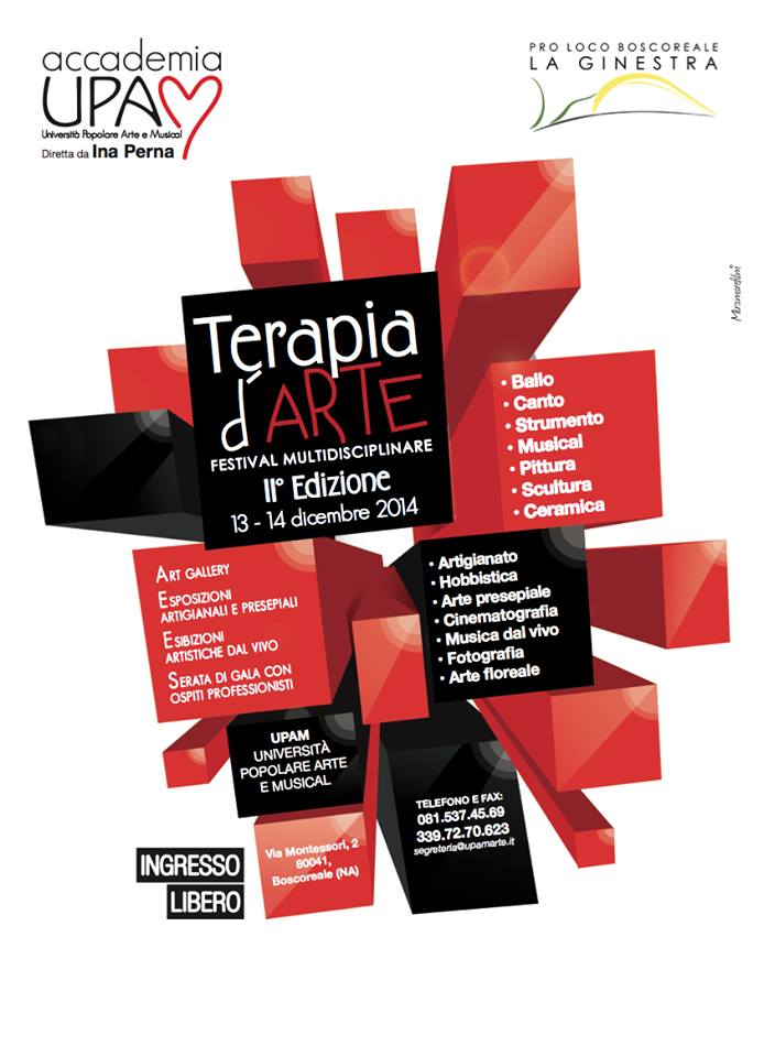 L’Accademia UPAM e La Ginestra presentano II° edizione Festival dell’Arte Multidisciplinare