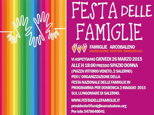 Festa Nazionale Famiglie Arcobaleno 2015 - Salerno