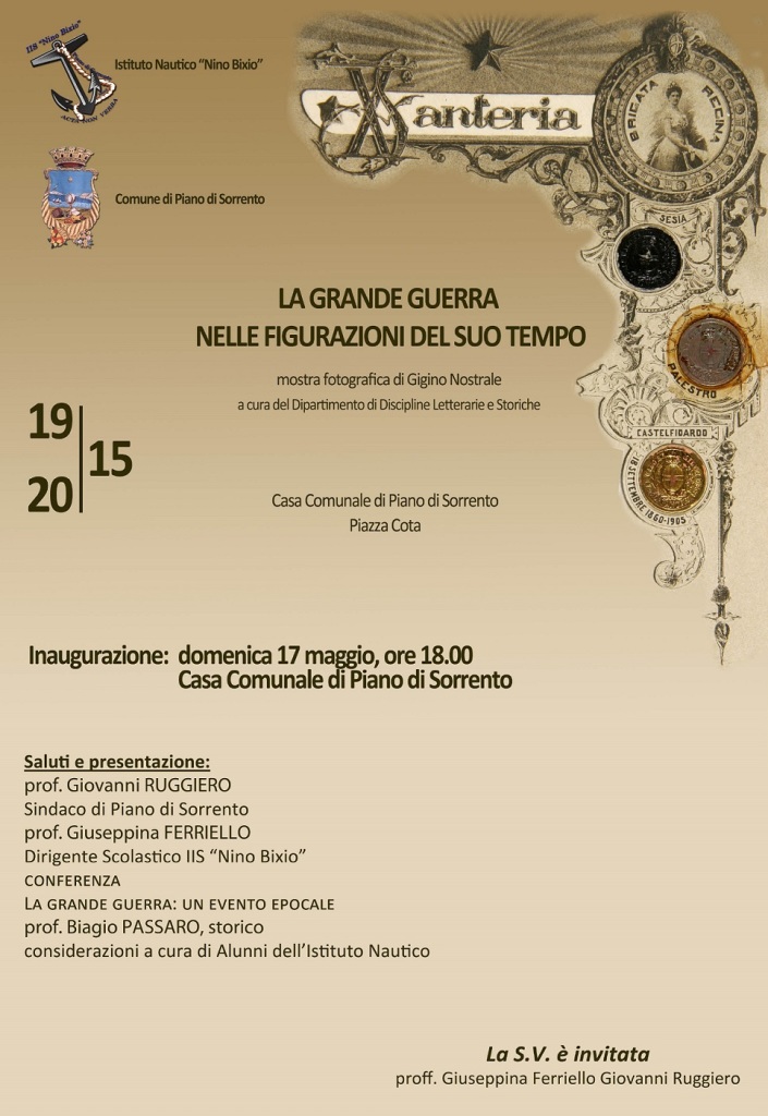 Manifesto Mostra fotografica Centenario Prima Guerra Mondiale