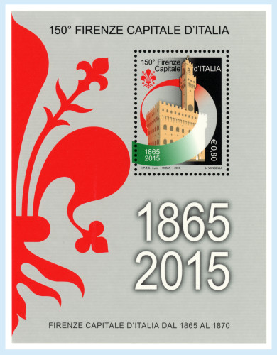 Francobollo Firenze Capitale d'Italia