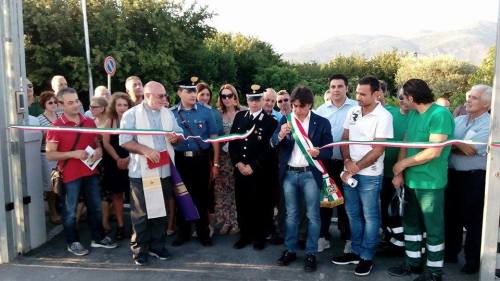 inaugurazione isola ecologica