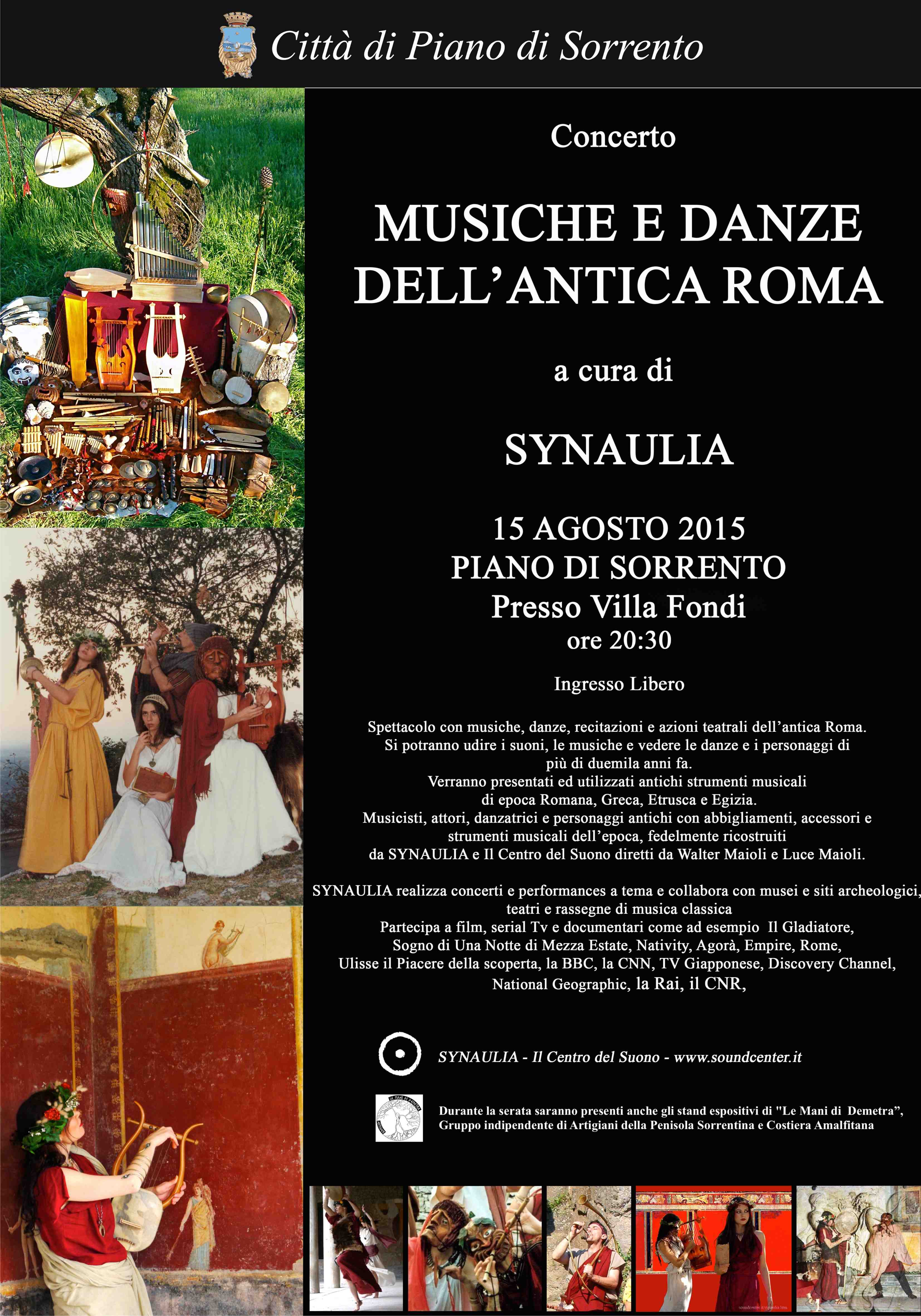 Manifesto Synaulia - Villa Fondi - 15 Ago 2015