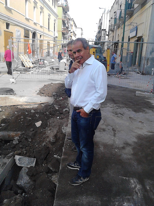 Torre del Greco: sopralluogo nei cantieri Più Europa