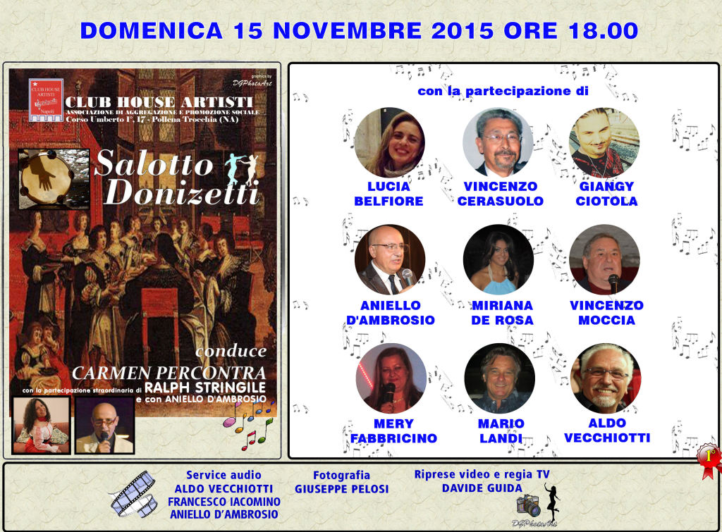 15 novembre 2015 ORE 18