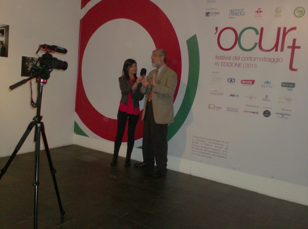2. Antonio Castaldo-Intervistato da Paola Savinelli -Napoli Festival O' Curt Napoli 18.11.2015