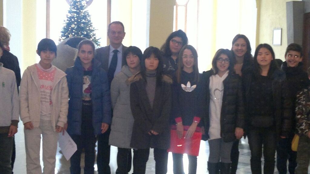 Sorrento: studenti giapponesi ricevuti al Comune