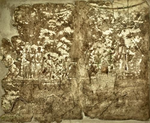 VILLA CUOMO LARARIO ESTERNO DIPINTO