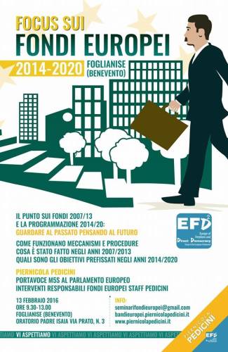 Locandina Focus fondi Ue
