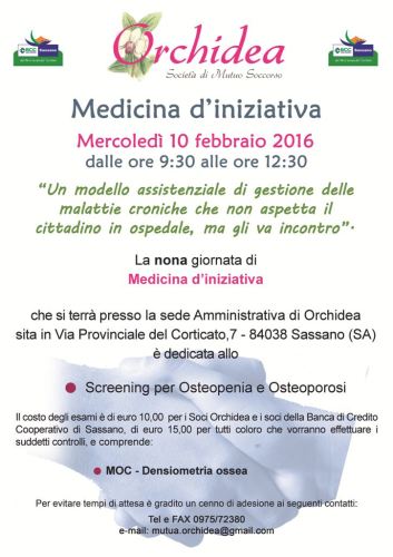 locandina 10 febbraio 2016 medicina d'iniziativa