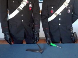 portici carabinieri tentato furto condominio