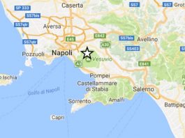 sisma di terremoto vesuvio 19 aprile