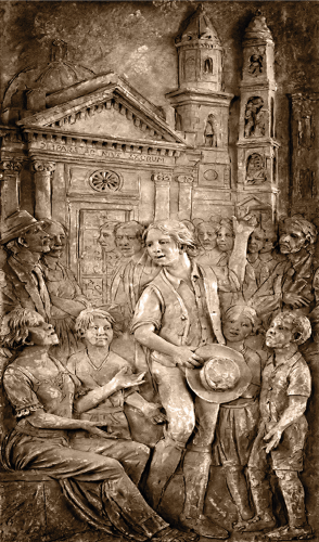 PORTE DI BRONZO DETTAGLIO