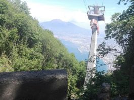 monte faito pilone funivia