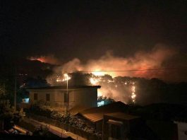incendio vesuvio torre del greco 1